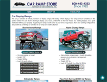 Tablet Screenshot of carrampstore.com